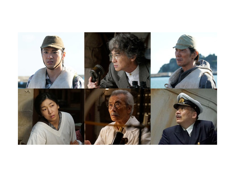 左上から時計回りに山田裕貴、吉岡秀隆、佐々木蔵之介、田中美央、田中泯、安藤サクラ（C）2026 TOHO