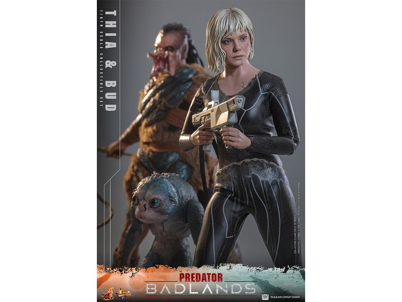 『プレデター：バッドランド』ティア＆バド 1/6スケールフィギュアが登場　レインポンチョが付属