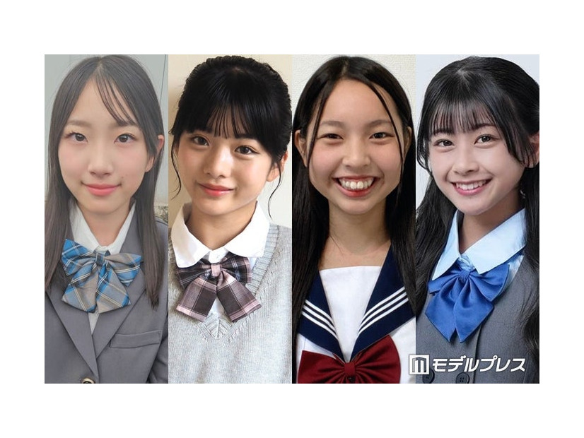 「中一ミスコン2026」暫定上位4人（提供写真）