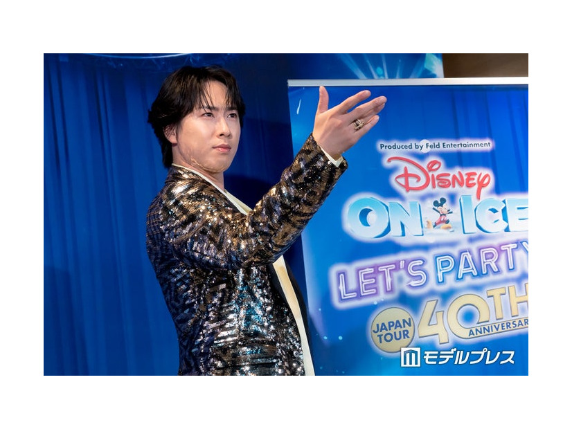 「日本公演40周年記念 ディズニー・オン・アイス“Let’s Party！”」囲み会見＆スペシャルアクトに出席した宮舘涼太（C）モデルプレス