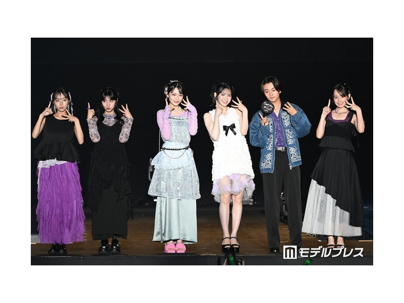 室はんな、向井怜衣、星乃あんな、鎮西寿々歌、大西利空／映画「だぁれかさんとアソぼ？」スペシャルステージ（C）モデルプレス