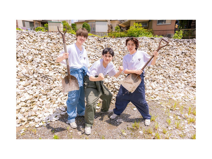 大西風雅、角紳太郎（Boys be）、井上一太（AmBitious）（C）カンテレ