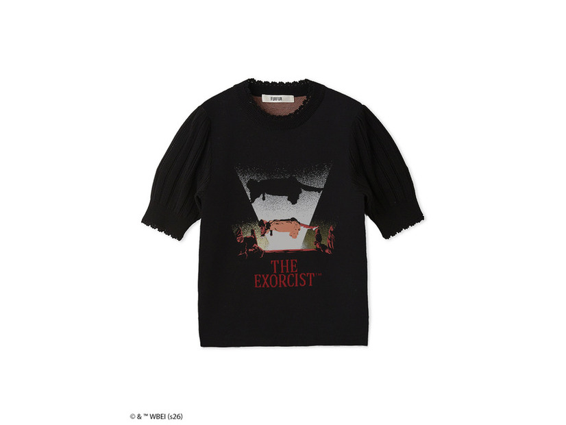 【THE EXORCIST】ハーフスリーブニット　BLK