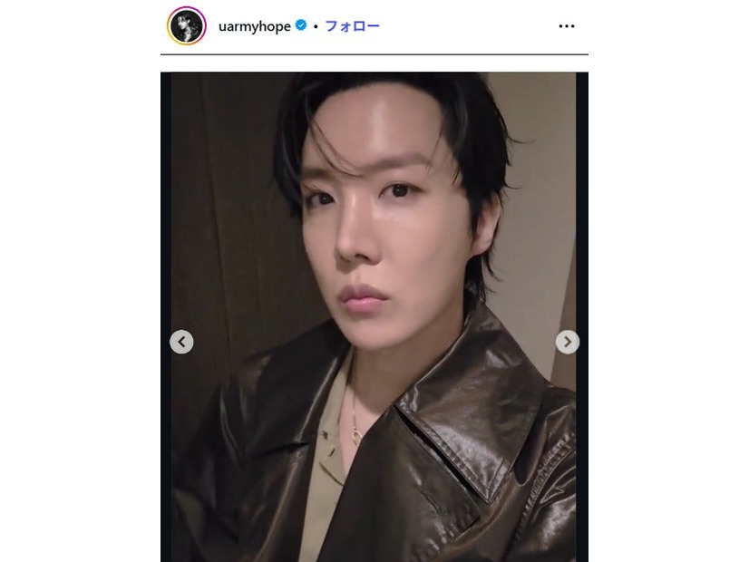 J-HOPE公式Instagramより