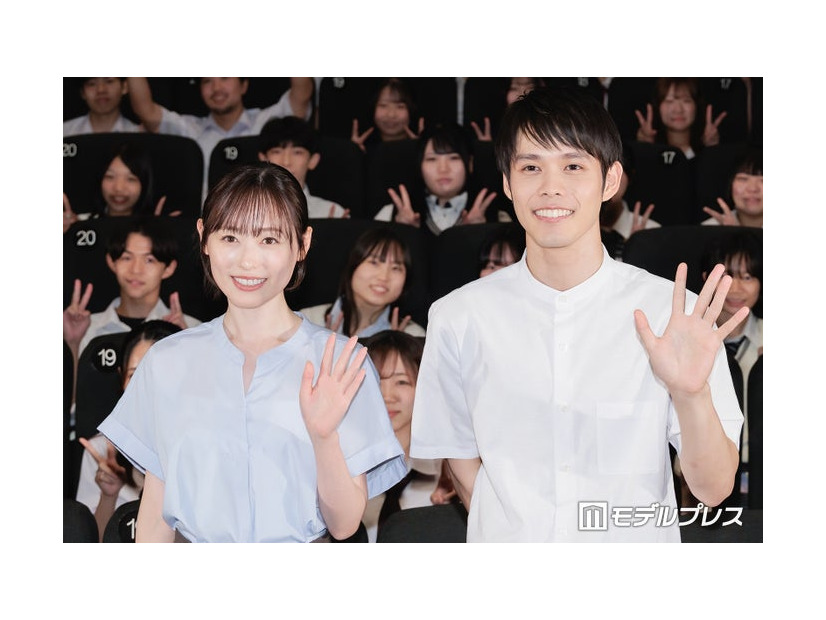 映画『あの星が降る丘で、君とまた出会いたい。』高校生限定プレミアに登場した福原遥、細田佳央太（C）モデルプレス