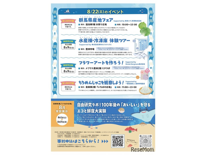 なつやすみは市場でたのしもう！