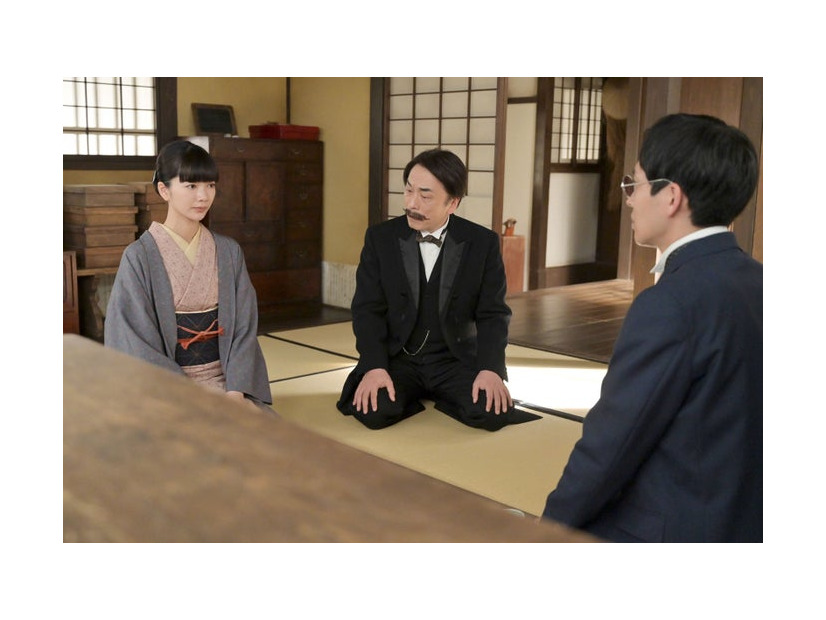 見上愛、関智一、平埜生成「風、薫る」第91話（C）NHK