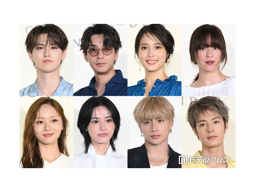イベントに出席した（上段左から）白岩瑠姫、三浦翔平、広瀬アリス、中村アン（下段左から）梅澤美波、安斉星来、白濱亜嵐、塩野瑛久（C）モデルプレス