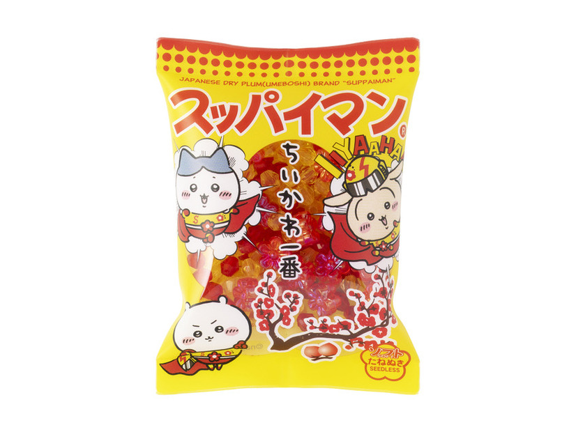 ちいかわ×スッパイマン シーサーのおみやげやさん シャカシャカおかしマグネット／©nagano©Uema©Orion