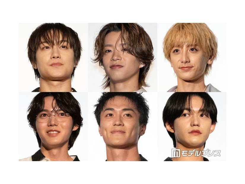 （上段左から）椿泰我、森愁斗、小西詠斗（下段左から）小泉光咲、砂田将宏、長野蒼大（C）モデルプレス
