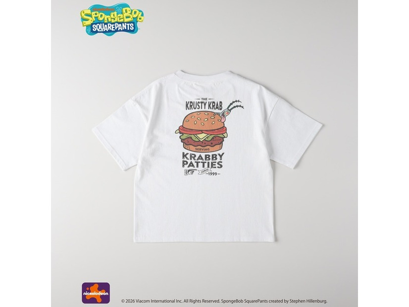 【KIDS】 スポンジ・ボブ プリントTシャツ　￥2,990(税込)