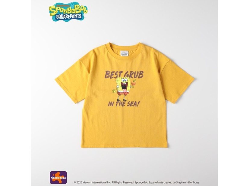 【KIDS】 スポンジ・ボブ プリントTシャツ　￥2,990(税込)