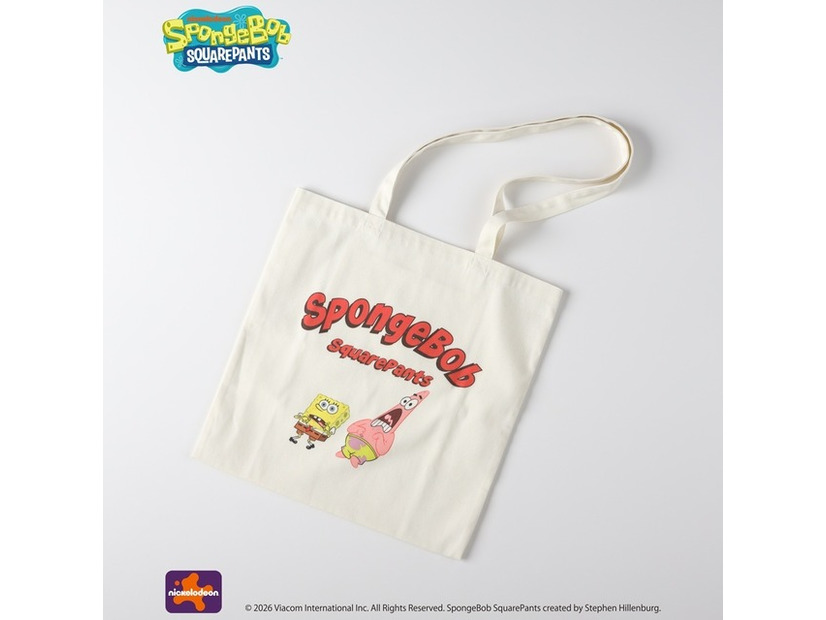 【GOODS】スポンジ・ボブ プリントトートバッグ　￥2,500(税込)