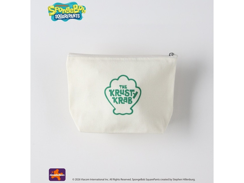 【GOODS】スポンジ・ボブ プリントポーチ￥1,980(税込)