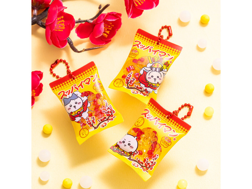 シャカシャカおかしキーホルダー 　3種　各990円　©nagano©Uema