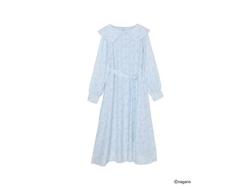 【ちいかわ/dazzlin　specialcollection】フラワーパターンワンピース