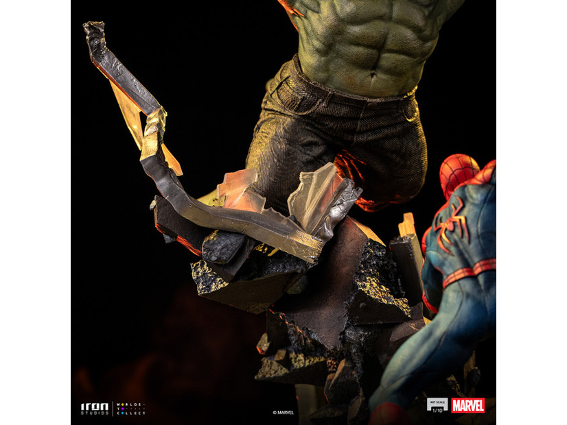 『マーベル』 【アイアン・スタジオ　スタチュー】「アートスケール」1/10スケール　スパイダーマン vs ハルク