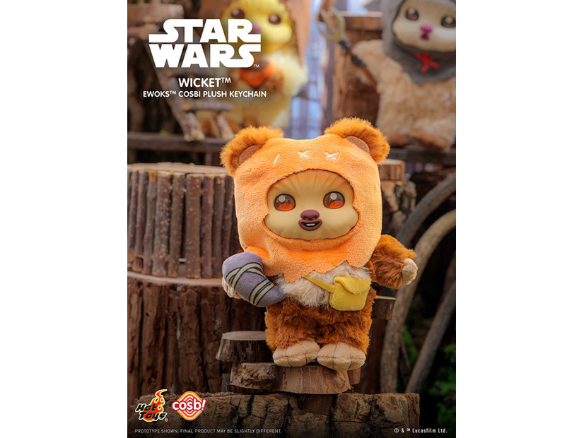 ウィケット　コスビ・ぬいぐるみキーチェーン『スター・ウォーズ／イウォーク物語』トレーディング・シリーズ2