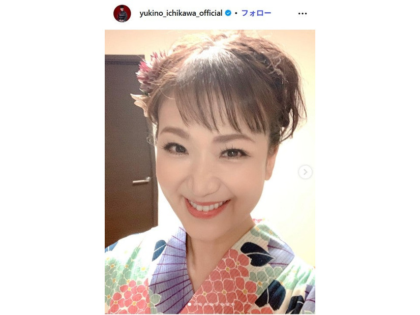 市川由紀乃Instagramより