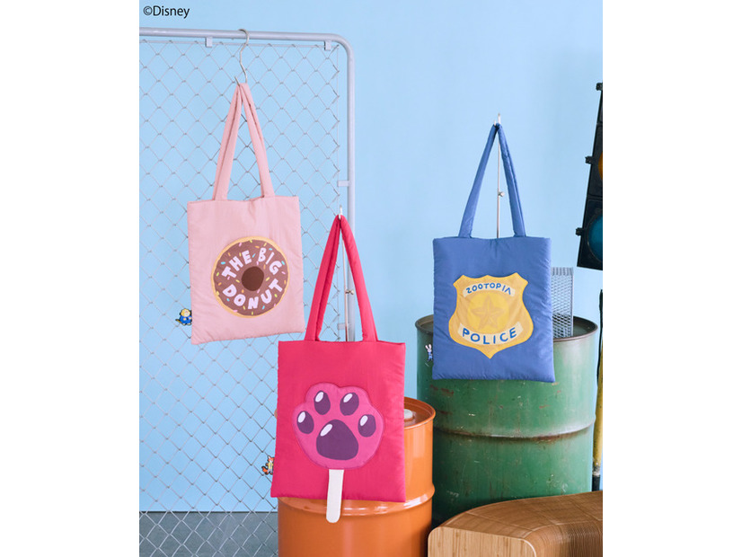 モチーフポケット付きパファートート/Zootopia　￥4,950