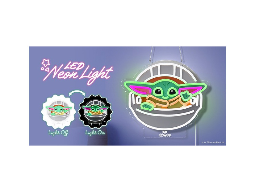 「グローグー」デザインのLEDネオンライト
