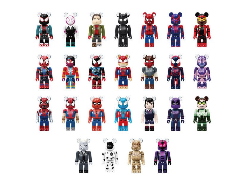 ベアブリック賞(全25種)BE@RBRICK 100%サイズ：全高約7cm（ボールチェーン付き）