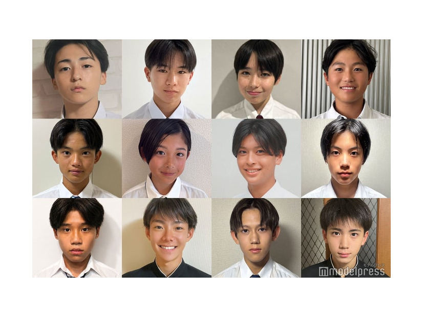 「男子中学生ミスターコン2026」西日本ブロックセミファイナリスト（一部）