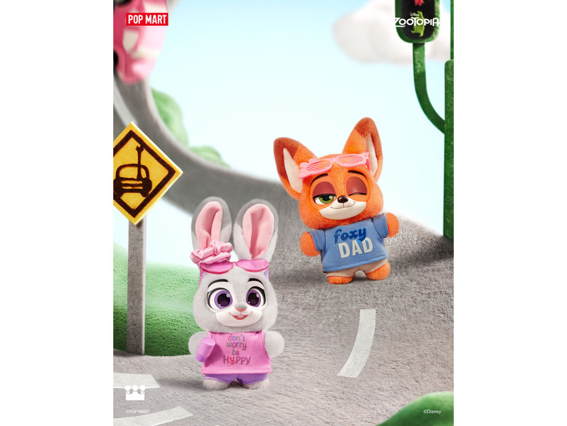 「Zootopia Ace Duo シリーズ ぬいぐるみキーホルダー」