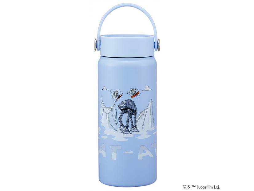 ソフトハンドル付ステンレスマグボトル480mL STAR WARS／ユニークアート(AT-AT)／2,750円（税込）
