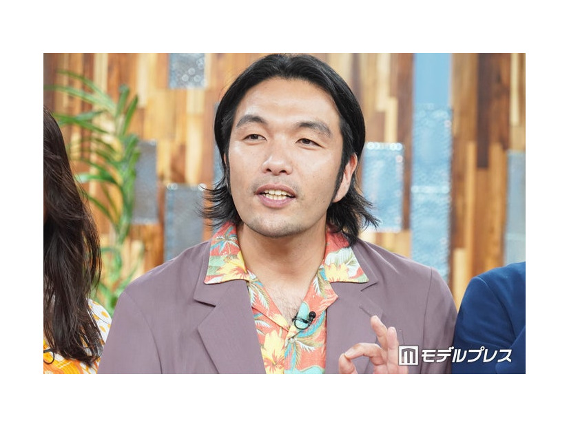 「ラブキャッチャージャパン3」MC囲み取材に登壇した盛山晋太郎（C）モデルプレス