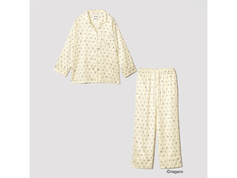 ちいかわ CITEN サテンルームウェア価格：8,910円（税込）©nagano