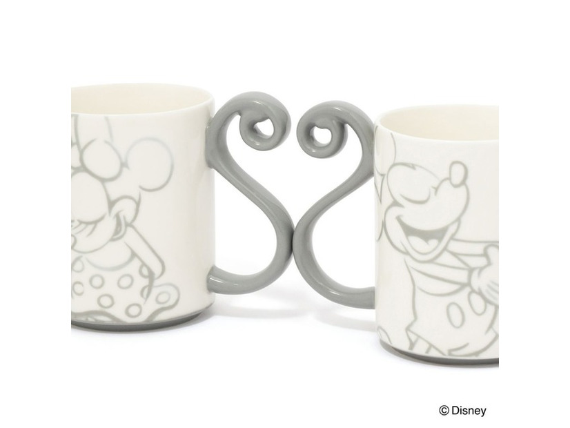 ディズニー ペアマグ モノトーン2,600 円／© Disney
