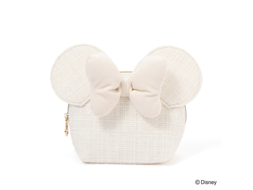 ディズニー ミニーフェイス ポーチ各 3,000 円／© Disney