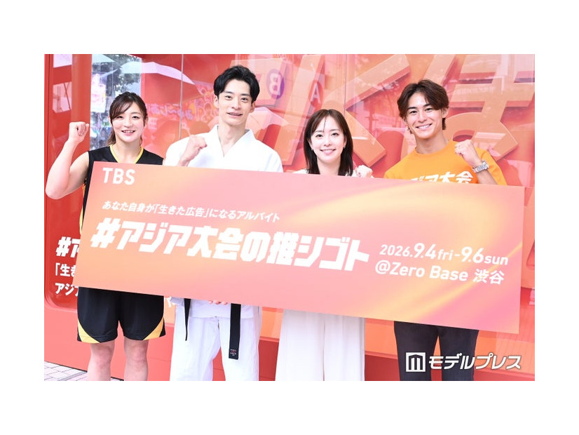 角田夏実、入江陵介、石川佳純（C）モデルプレス