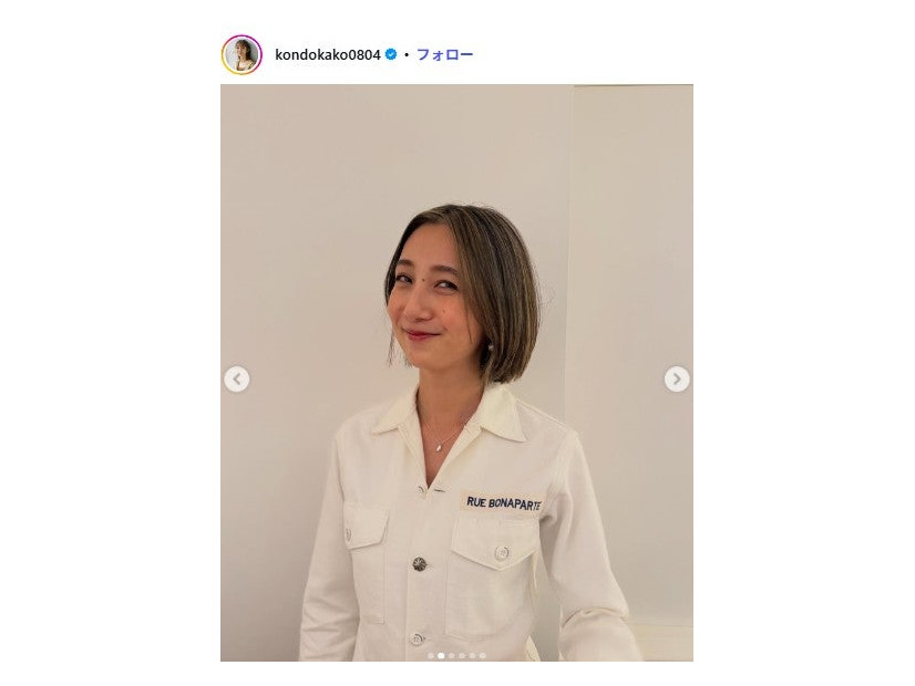 近藤夏子Instagramより