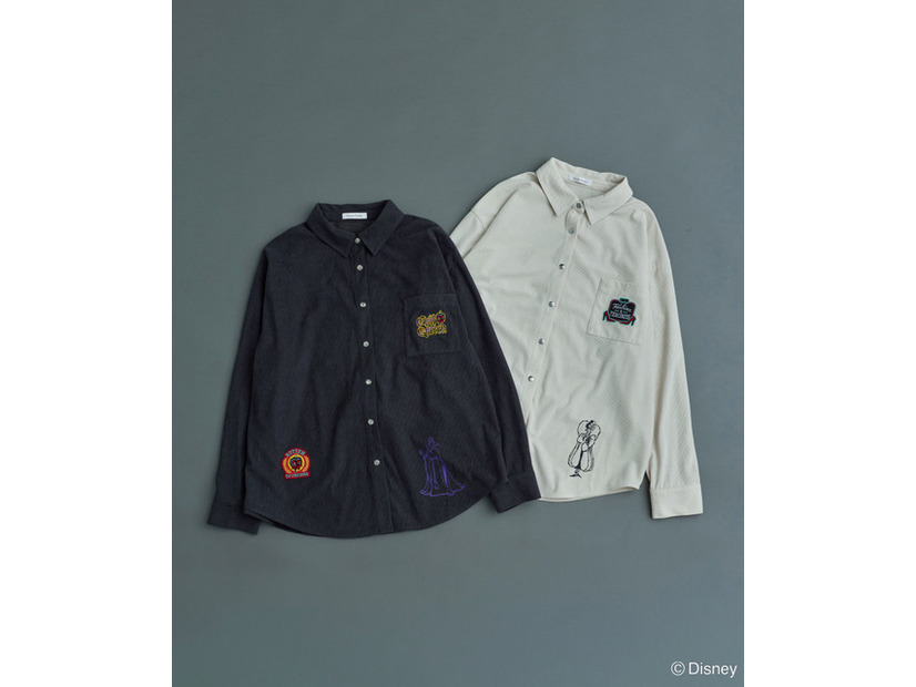 ヴィランズ/コーデュロイシャツカラー：Ivory/Charcoal Gray　価格：￥4,990