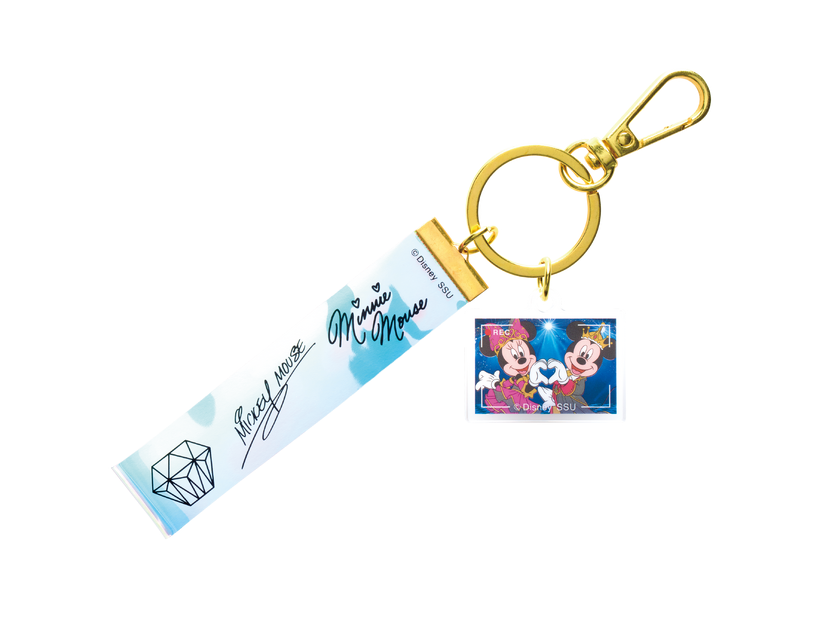 G賞 銀テープ風キーホルダー／© Disney