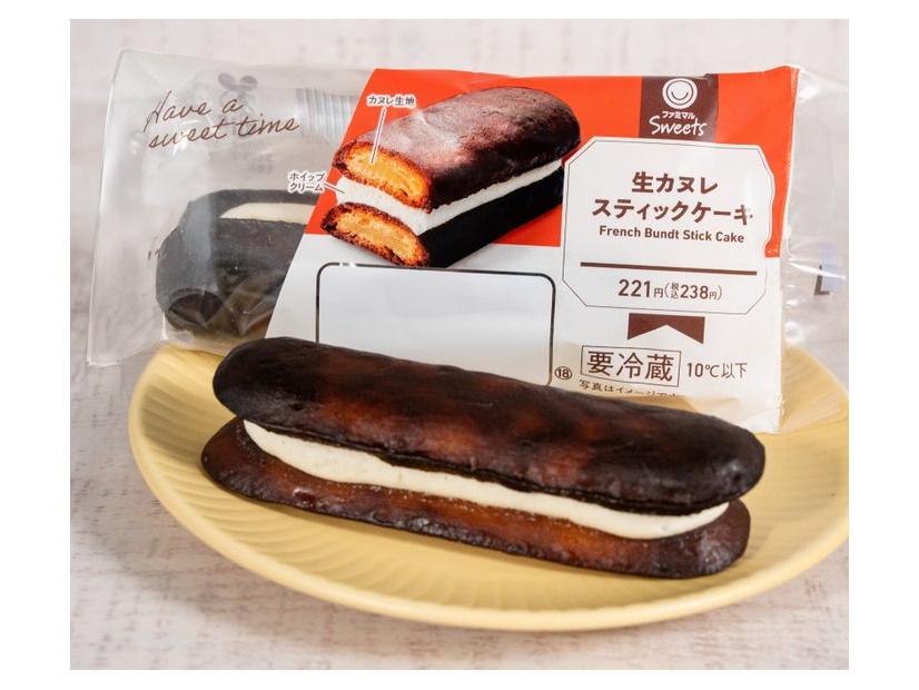 生カヌレスティックケーキ（税込238円）／提供画像