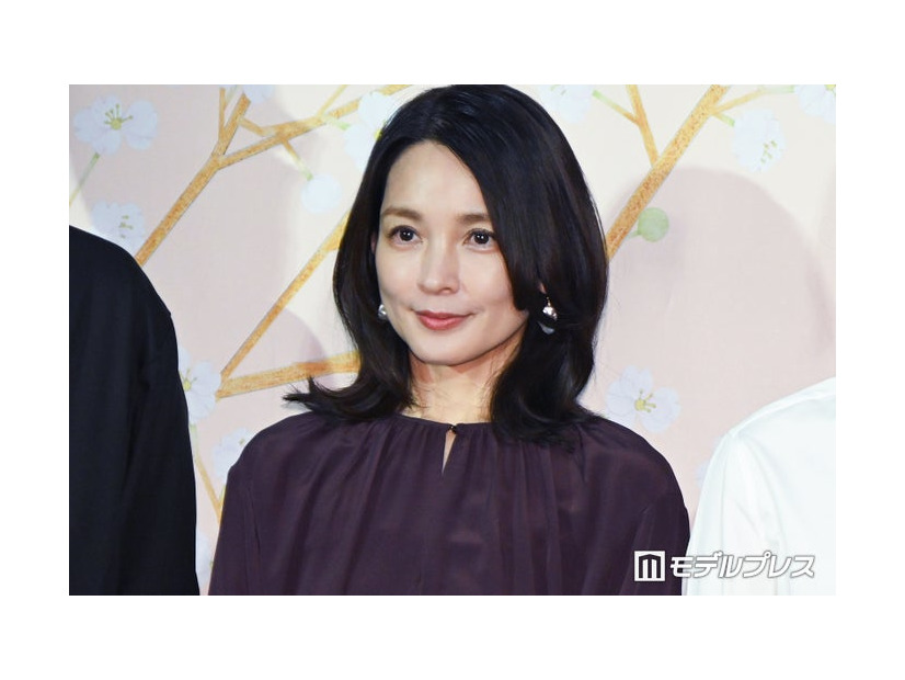 NHK連続テレビ小説「ブラッサム」第1週完成試写に登壇した国仲涼子（C）モデルプレス