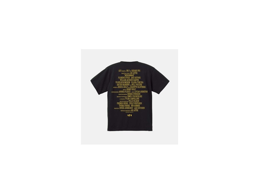 A24公認 ヒグチユウコ ホラーコレクション 『ミッドサマー』オリジナルTシャツ（バニラホワイト・ブラック）価格：9,900円（税込）