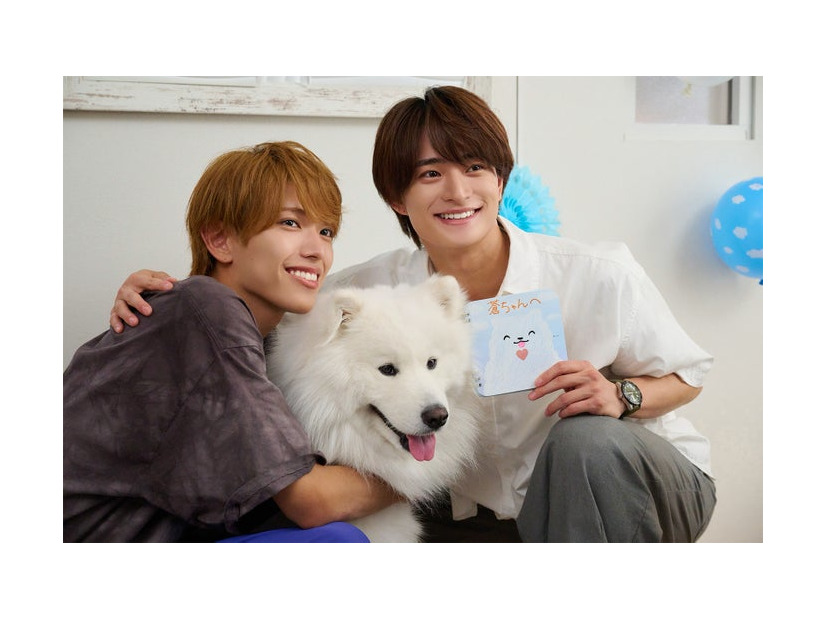 深田竜生、浮所飛貴「夏色の雲が恋と嵐をまきおこす」（C）テレビ朝日