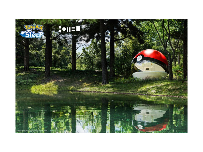 「泊まれるモンスターボール」（提供画像）