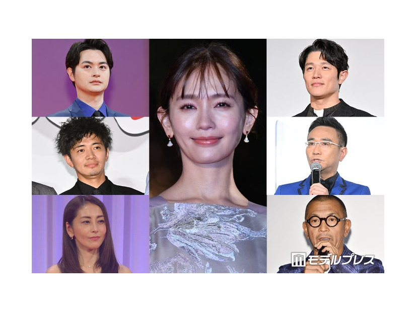 （中央）中村ゆりさん（左上から時計回りに）瀬戸康史、鈴木亮平、八嶋智人、中野英雄、熊切あさ美、和田正人（C）モデルプレス