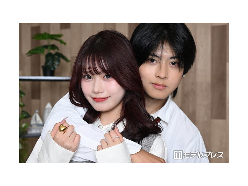 モデルプレスのインタビューに応じた中村圭佑、瀬川陽菜乃（C）モデルプレス