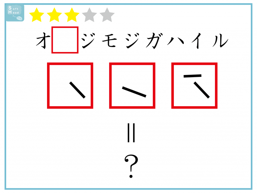 【クイズ】赤枠の「3文字」には何と書いてあるでしょう？