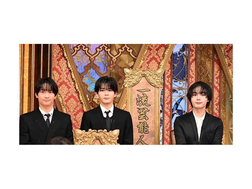 藤原丈一郎、長尾謙杜、大西流星（C）ABCテレビ