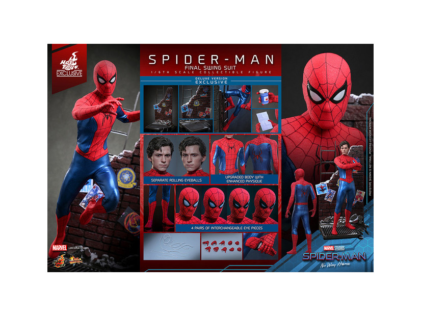 1/6スケールフィギュア　スパイダーマン（ファイナル・スウィング・スーツ／デラックス版）／50,000円 (税込)