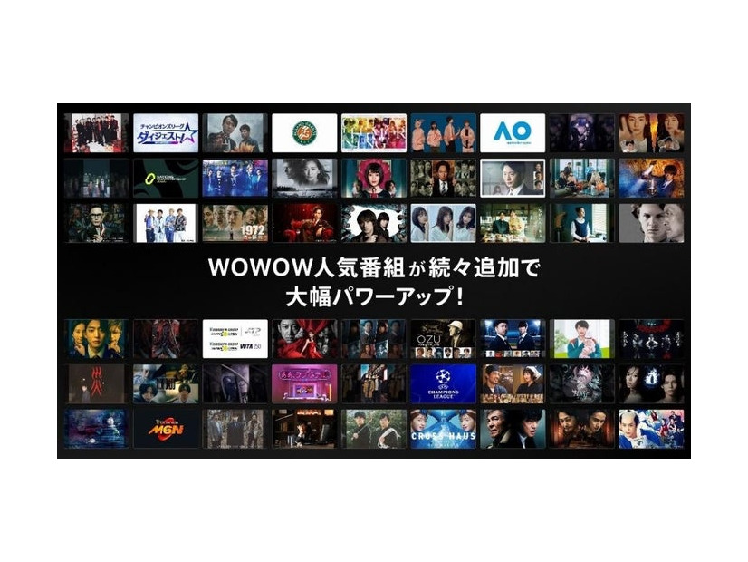 WOWOW×NTTドコモ（提供写真）
