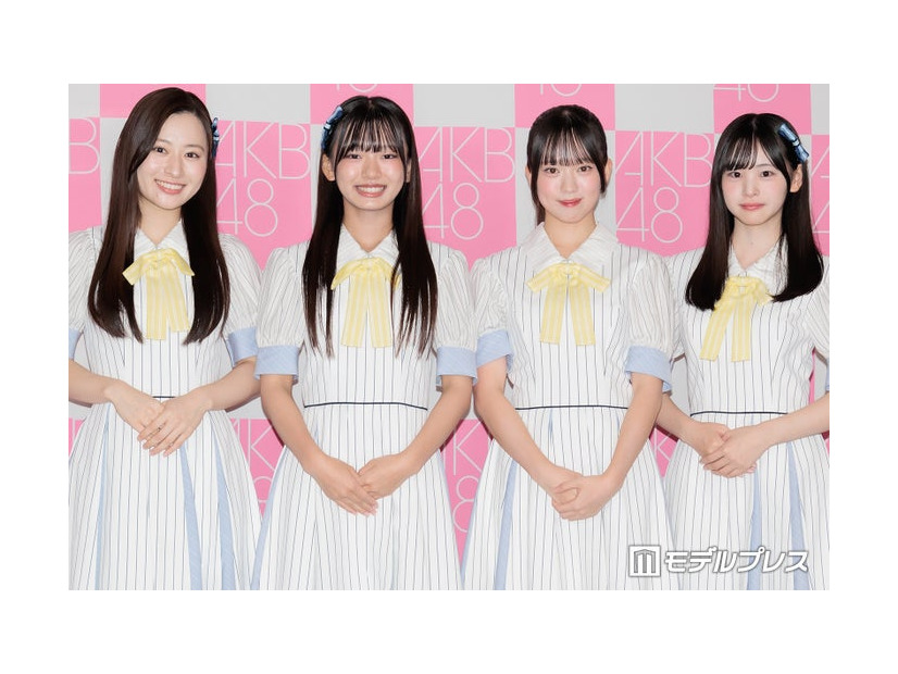 AKB48 22期研究生／長谷川百々花、山内利乃明、大西ゆな、前田衣澄（C）モデルプレス