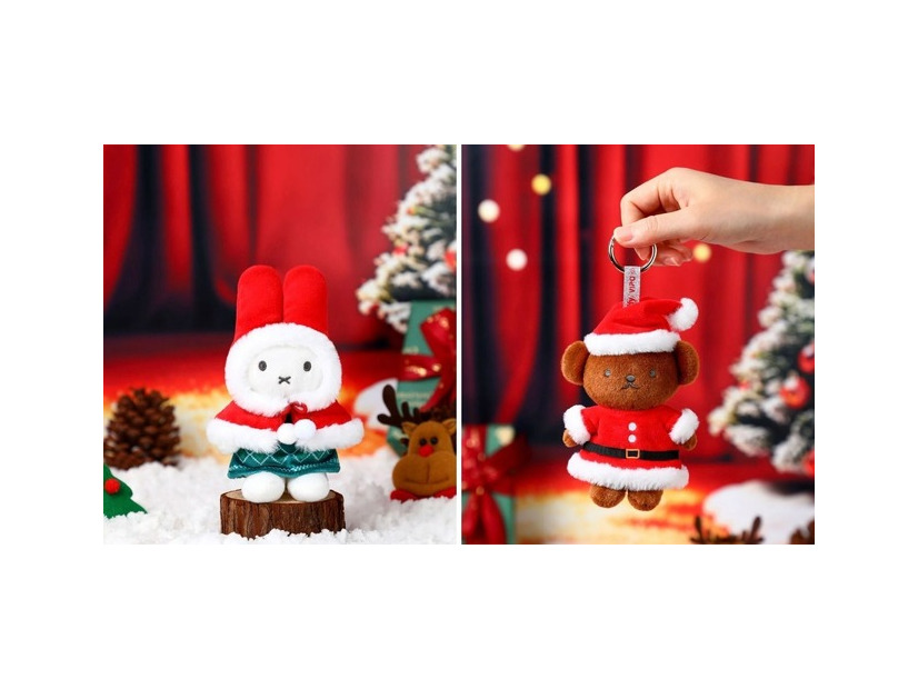 ミッフィー ホリデーコレクション ぬいぐるみキーホルダー